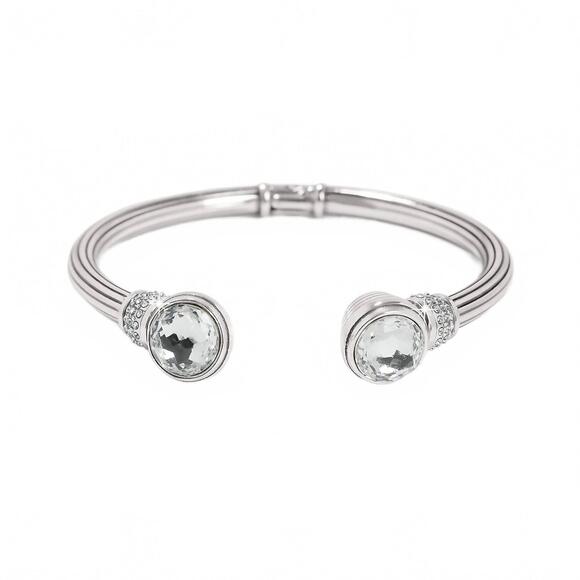 BRIGHTON Jewelry - NEW BRIGHTON women's meridian aurora petite hinge bangle in silver